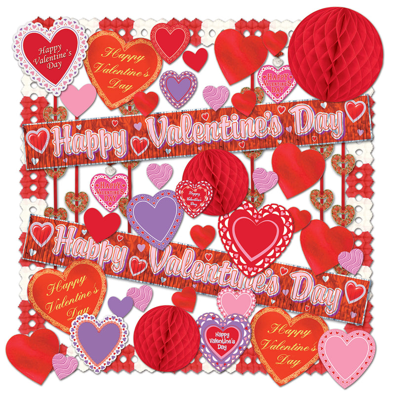 Valentine's Day Display Decoration Kit -40 pieces - screengemsinc