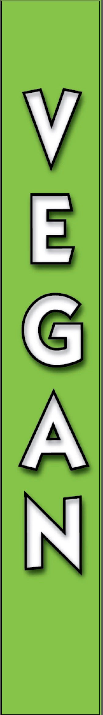 Vegan Aisle Invader Blade Sign