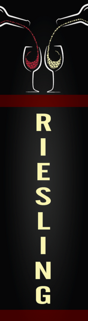 Wine Aisle Invader Violator Blade Sign-Riesling