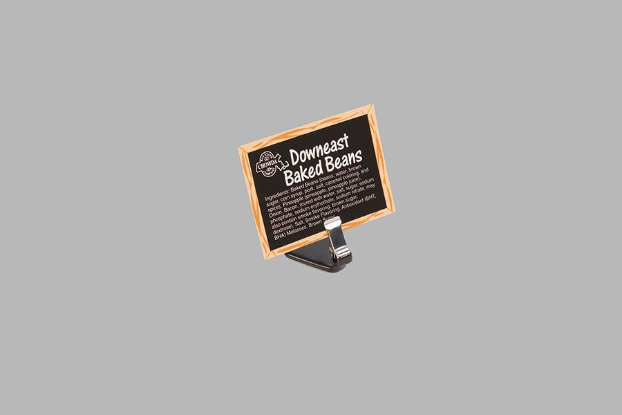 Weighted Base Flat Sign Holders-5 pieces