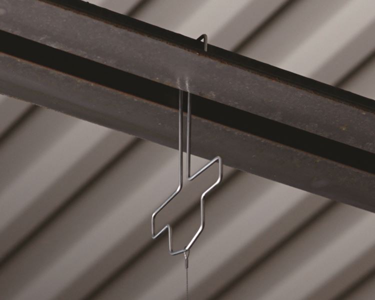 Ceiling Hook Sign Holders for Split Beams