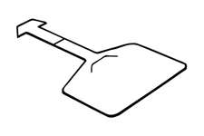 Price Tag Label Holder for Wire Fixtures- 3 3/8"W x 1.25"H- 50 pieces per pack