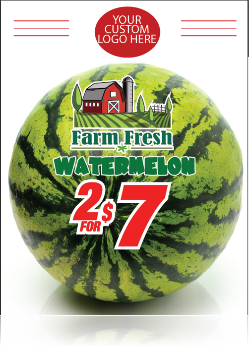 Waterproof Watermelon Price Sign-Price Card