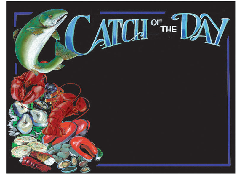 Seafood Catch of the Day Price Board
