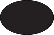 Write On Wipe Off Black Oval Case Tags