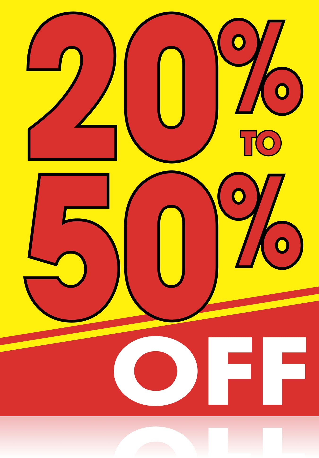 Sale Event Signs Anniversary