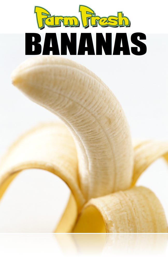 Produce Window Sign- Posters-Banana 36"W x 48"H - screengemsinc