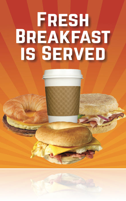 Breakfast is Served Window Signs Poster-36