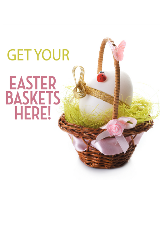 Easter Basket Window Sign Poster 