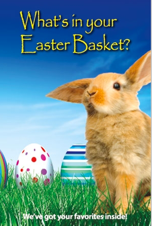 Easter Sale Window Sign Poster -36" W x 48" H