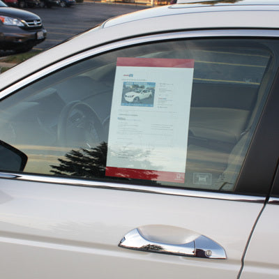 Window Sign Holders-7" x 5.5"-10 pieces