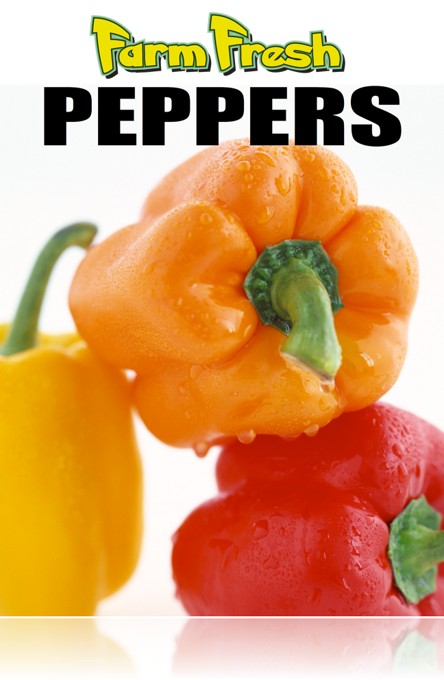 Produce-Pepper Poster Sign- 36"W x 48"H - screengemsinc
