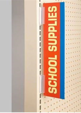 Sign Holders with Hinge for Gondola Upright Shelving-20 pieces