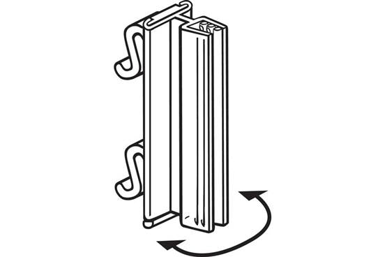 Sign Holders for Warehouse Teardrop Upright Shelving-10 pieces