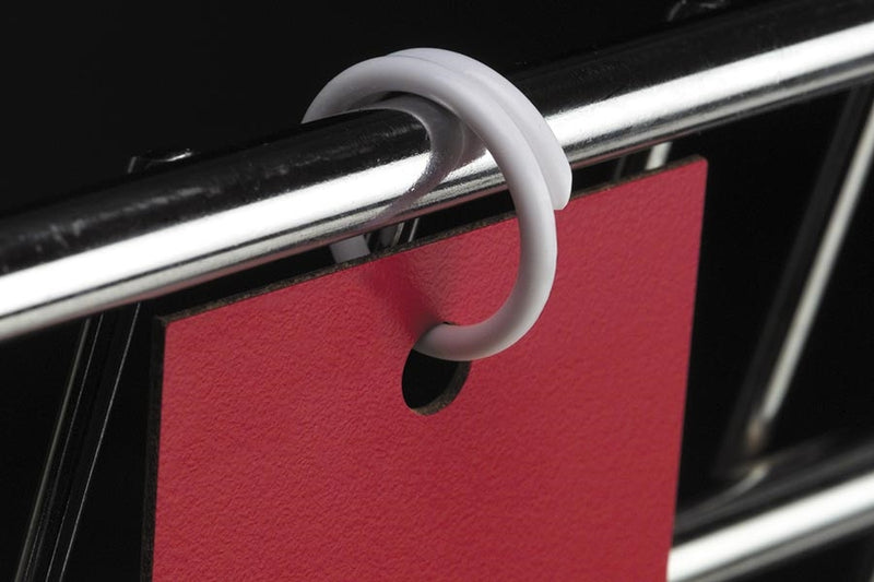 White Spiral O Rings-100 pieces