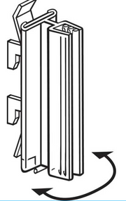 Sign Holders for Wine-Spirit Stores Gondola Upright Shelving
