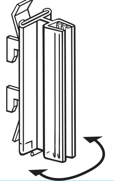 Sign Holders for Wine-Spirit Stores Gondola Upright Shelving