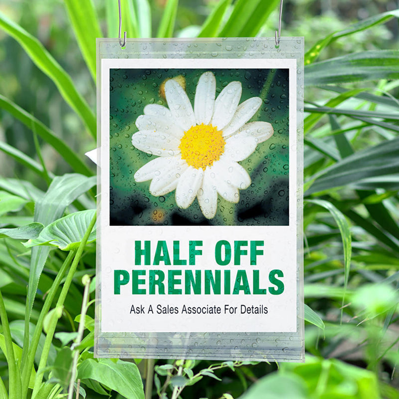 Waterproof Poster- Sign Sleeves  8.5" x 11"