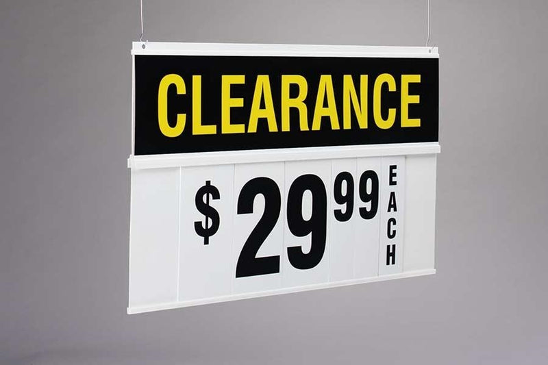 White Spiral Sign Board-Large