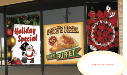 custom printed window signs for retail