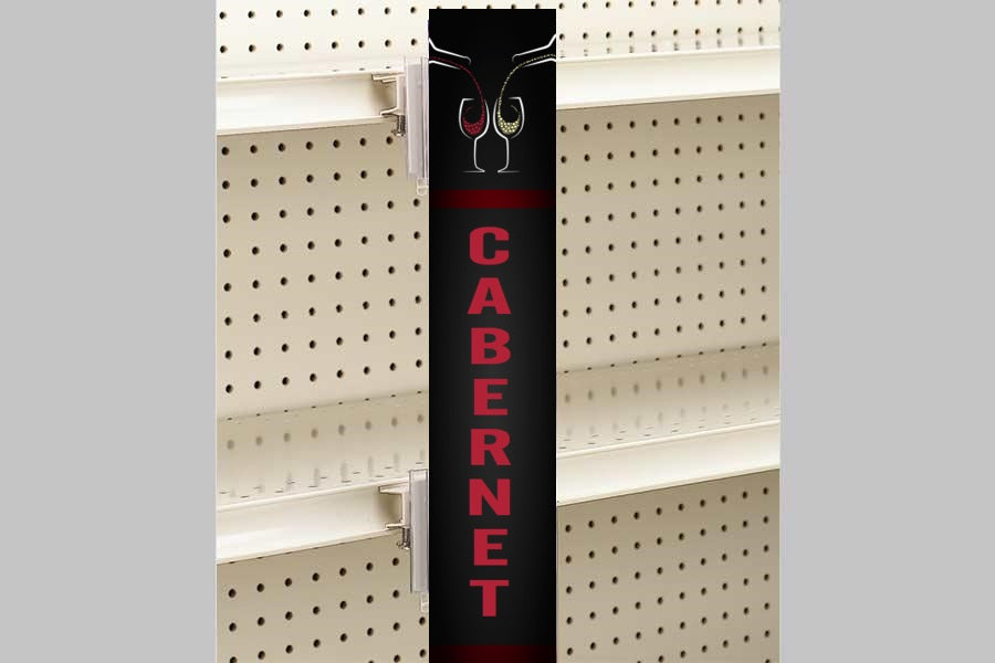 Wine Aisle Violator Blade Sign-Cabernet