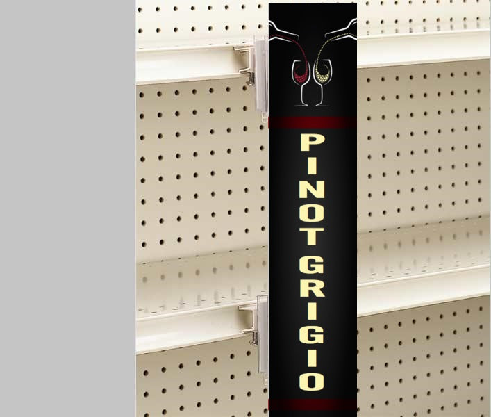 Wine Aisle Invader Blade Sign-Pinot Grigio