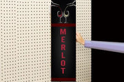 Wine Aisle Violator Invader Blade Sign-Merlot