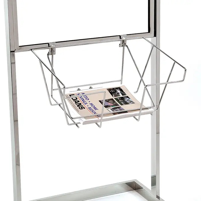 Wire Literature Basket for Floor Stand Sign Holder - screengemsinc