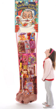 Giant Christmas Toy Filled Stocking Sweepstakes-Contest Giveaway- Promotional Item-8' - screengemsinc