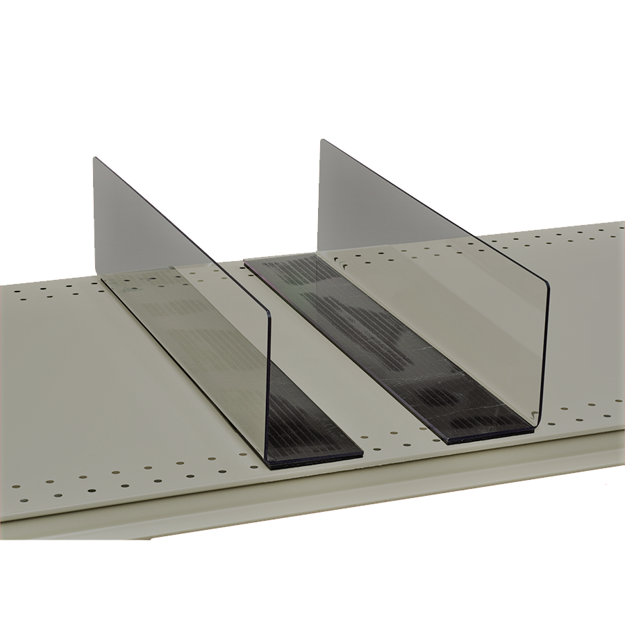 Heavy Duty Shelf or Case Divider with 2 pieces — screengemsinc