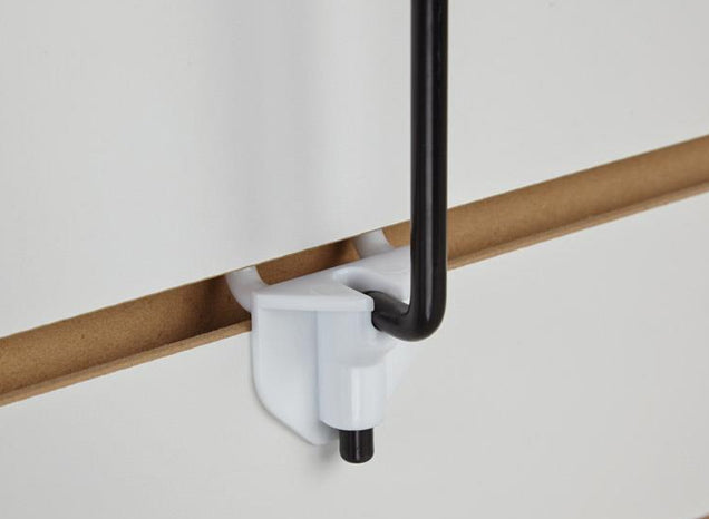 Aisle Marker Aisle Violators Straight Arm Sign Holders for Slatwall or Pegboards-10 pieces