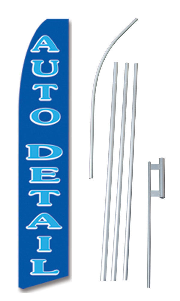 Auto Detail Feather Flags