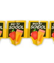 retail store back to school garland