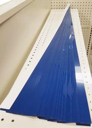 Blue Price Channel Molding Strips-48"W x 1.25"H -100 pieces - screengemsinc