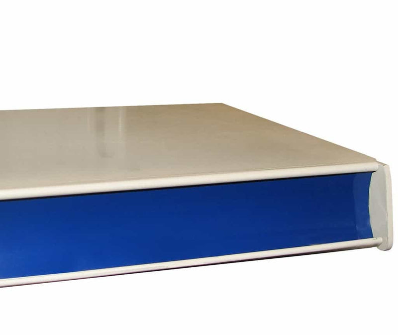 Blue Price Rail Channel Shelf Molding Strips-48" W x 1.25 " H -10 pieces