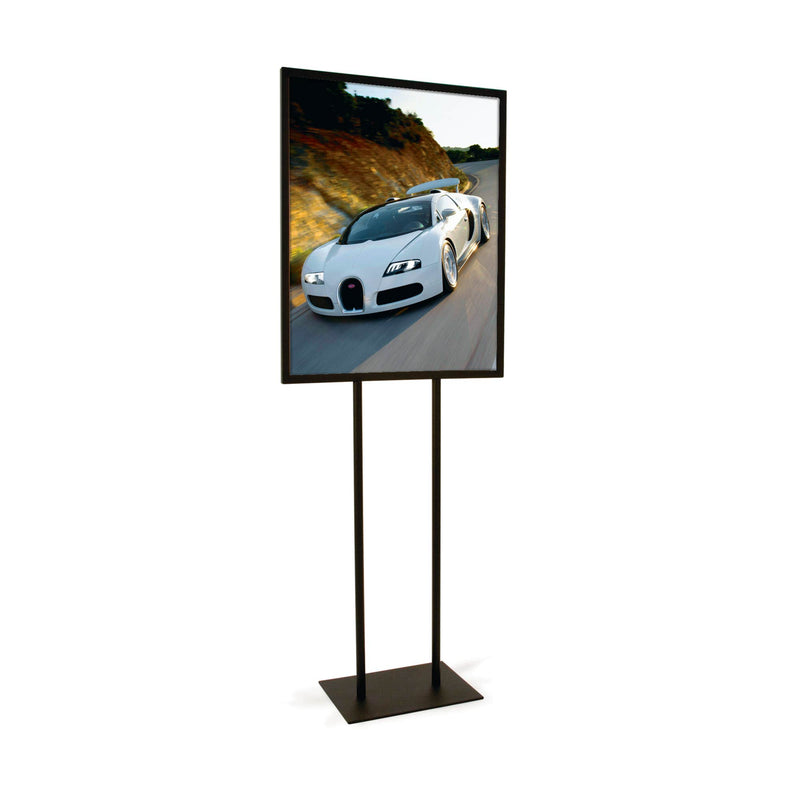 Bulletin Sign Holder Black- 60" H