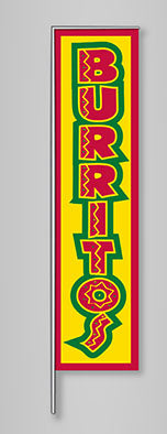 Burritos Banner Flag
