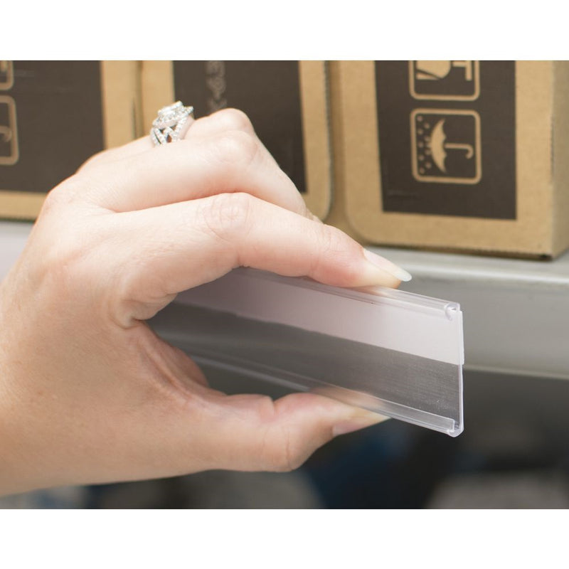 Price Channel Shelf Strips with Adhesive Back- 48"w x 1.25" H-10 pieces - screengemsinc