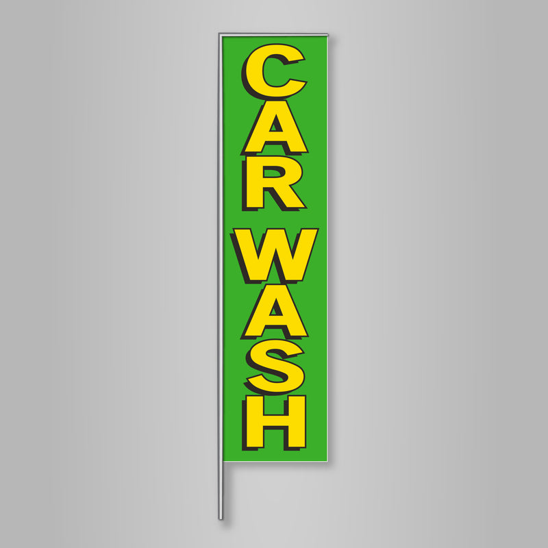 Car Wash Banner Flag Kit