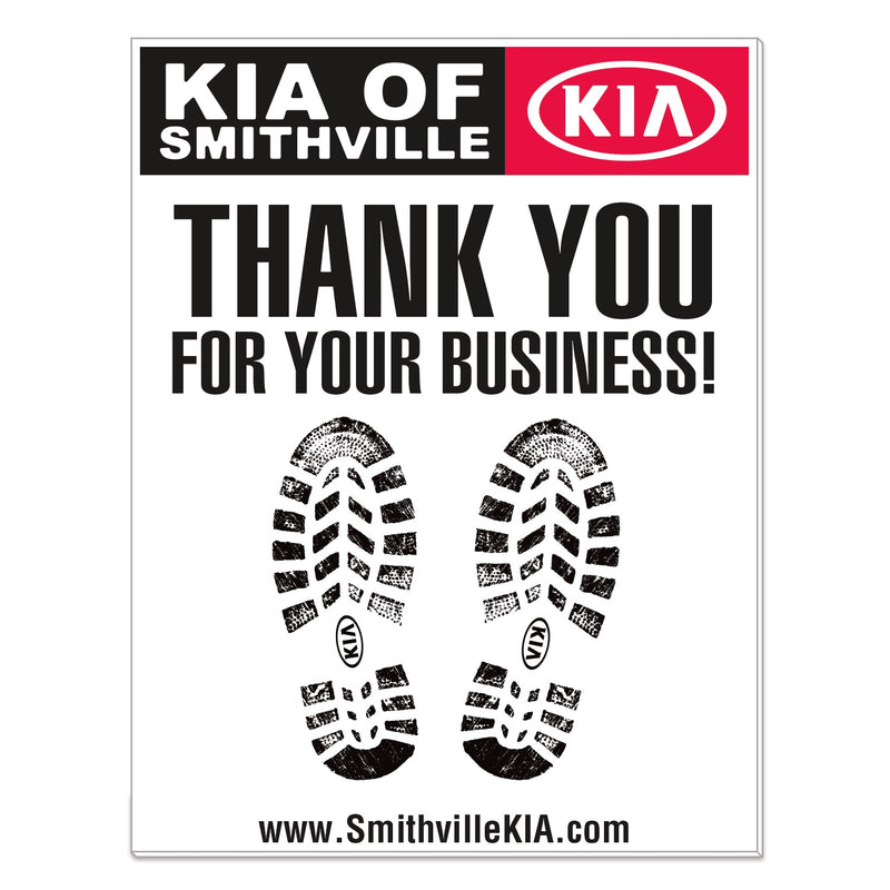 Car Padded Paper Floor Mats-Custom Printed