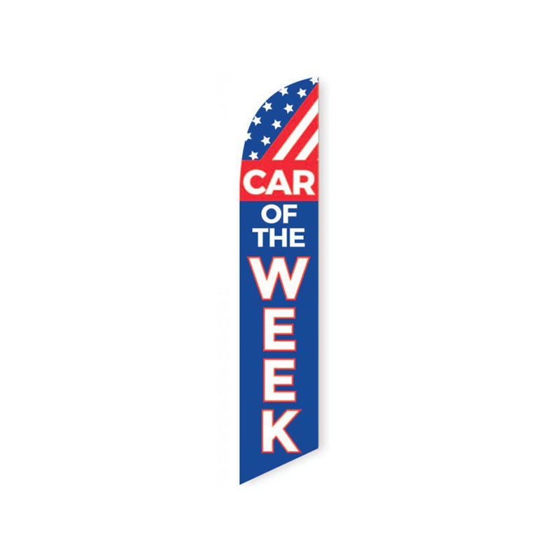 Car of the Week Feather Flag Kit-R/W/B