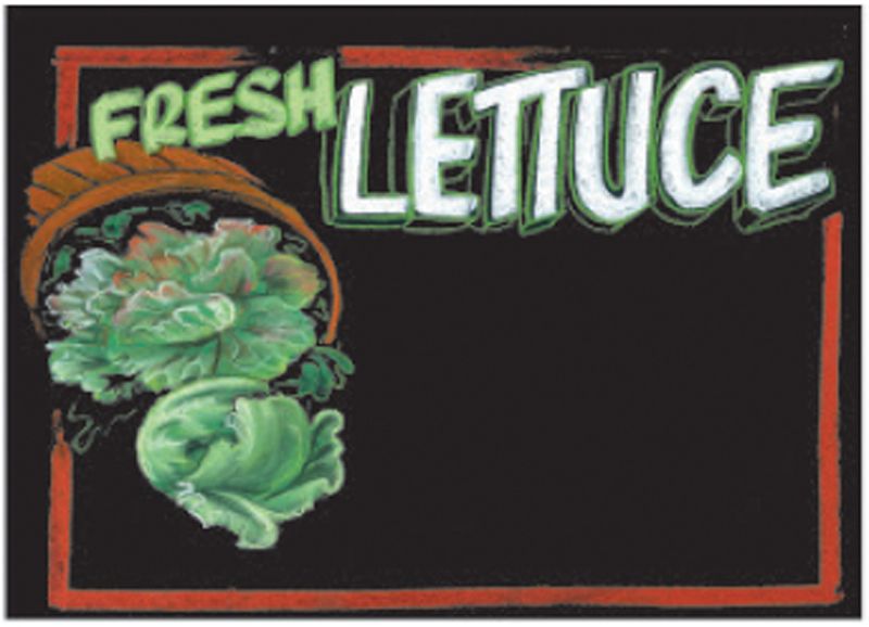 Chalkboard Produce Signs