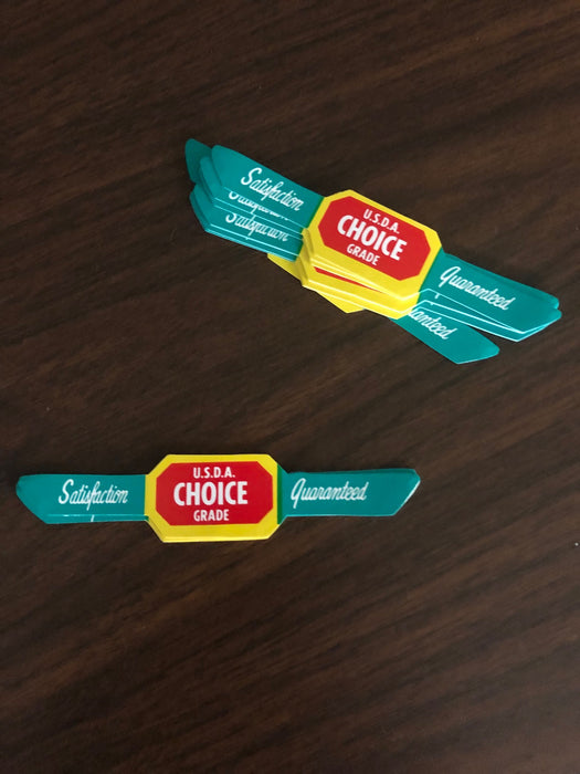 USDA Green Choice Strap Labels-5000 labels