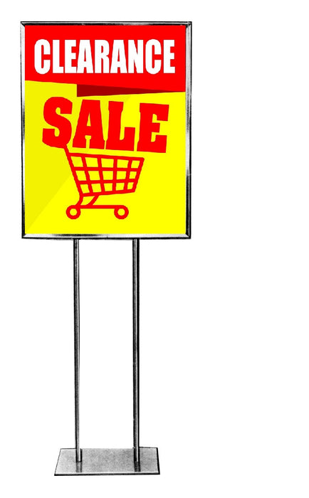 Clearance Sale Standard Posters-Floor Stand Stanchion Signs-Value Pack