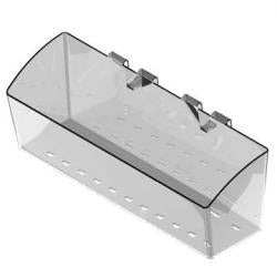 Clear Plastic Bin for Fastracks or Crossbars-5 pieces