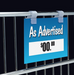 Sign Holders for Wire Fixtures 