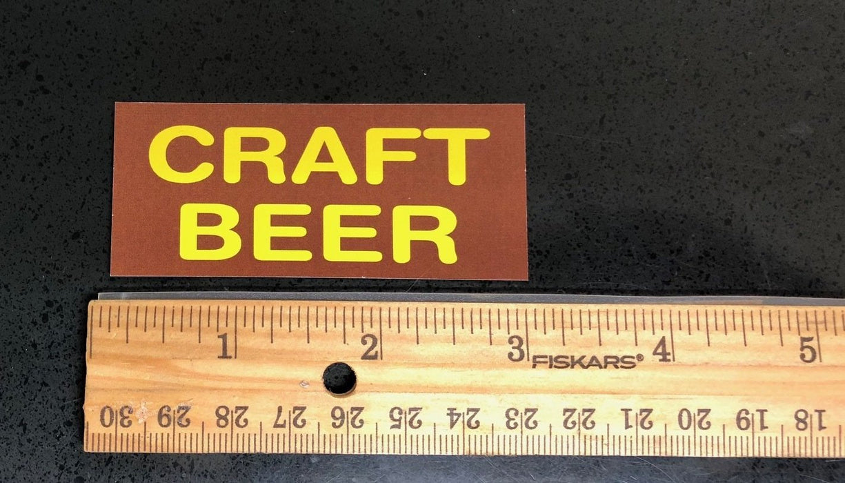 Craft Beer Price Channel Shelf Molding Tags-3"-50 pieces