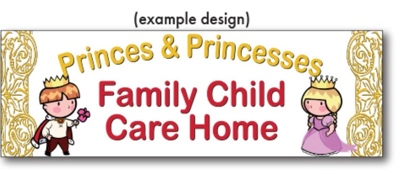 Daycare Childcare Banners-Custom Printed