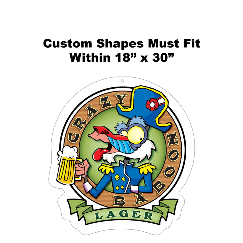 Custom Printed Die Cut Ceiling Danglers