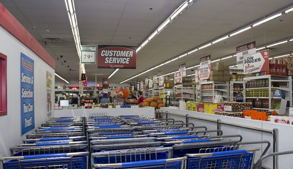 Custom Printed Ceiling Danglers for Supermarkets